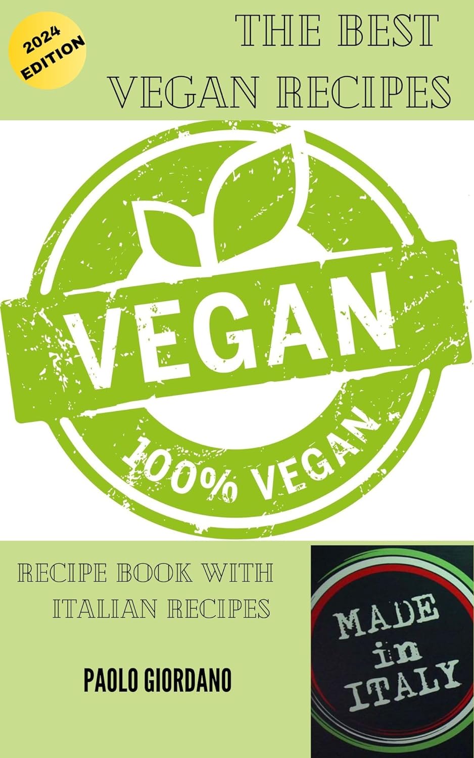 COOKING FOR BEGINNERS: VEGAN RECIPES : RECIPE BOOK WITH ITALIAN RECIPES