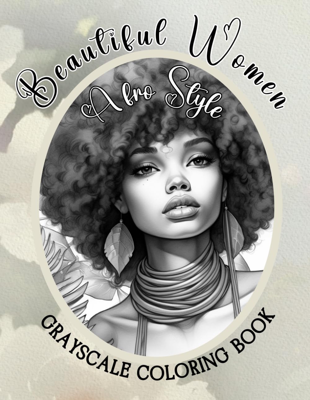 Beautiful Women Portrait Coloring Book: Afro Style