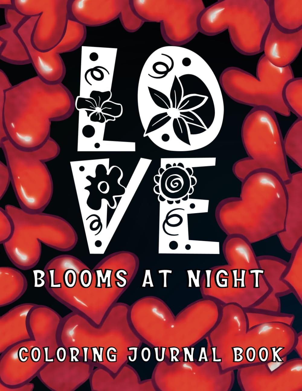 Love Blooms At Night Coloring Prompt Book