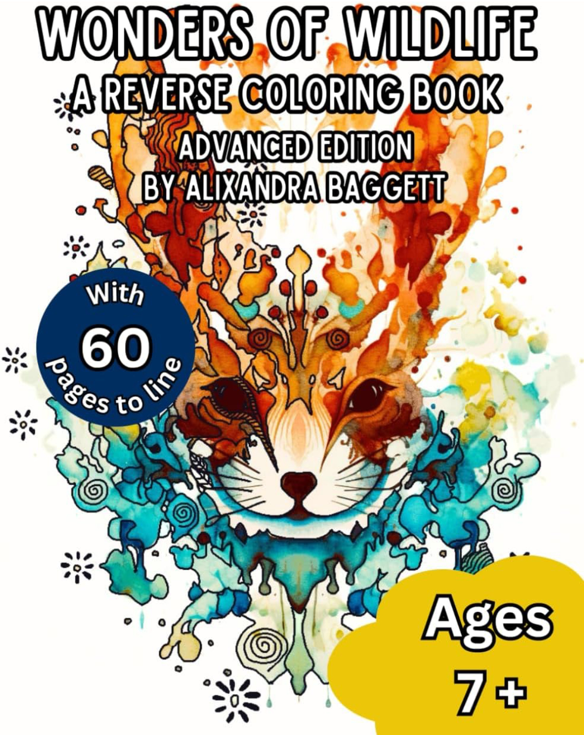Wonders of Wildlife A Reverse Coloring Book: Advanced Edition 