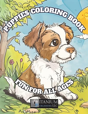 Puppies Coloring Book