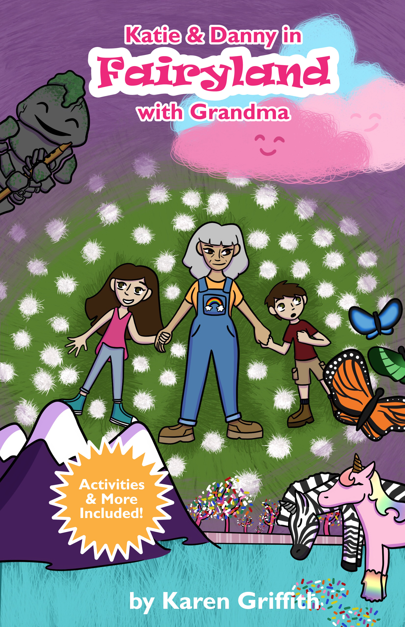 Katie & Danny in Fairyland with Grandma
