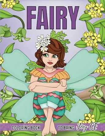 Fairy: Coloring Book for Adults and Teens Featuring Beautiful Magical Faries