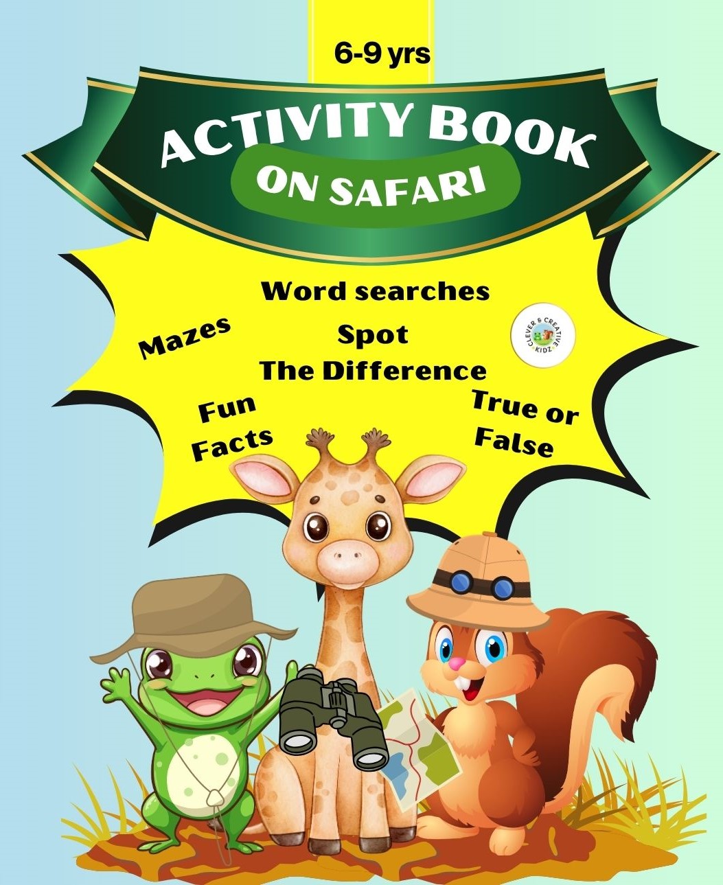 Activity Book On Safari 6-9  year olds 