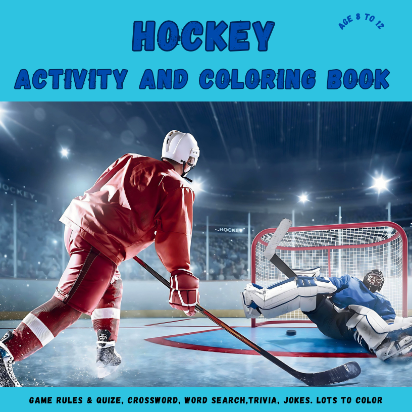 Hockey Activity and Coloring Book
